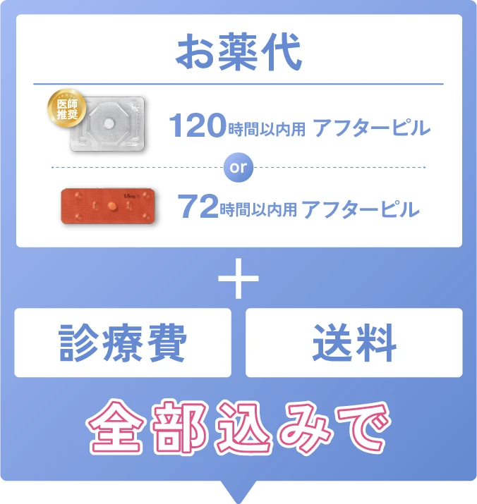 お薬代、診療費、送料全部込みで